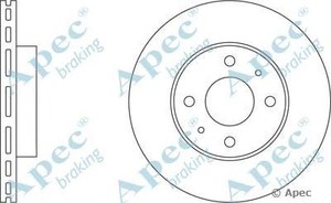 Фото Гальмівний диск APEC braking DSK655