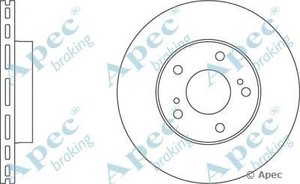 Фото Гальмівний диск APEC braking DSK690