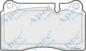 Фото Комлект гальмівних колодок, дисковий механізм APEC braking PAD1527