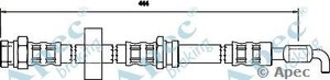 Фото Гальмівний шланг APEC braking HOS3633