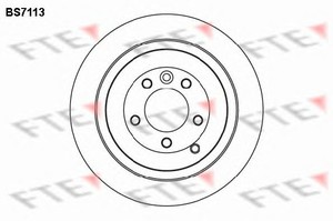 Фото Гальмівний диск FTE BS7113