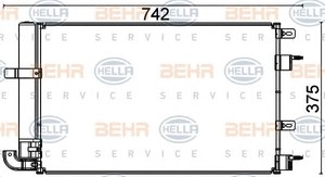 Фото Конденсатор, кондиціонер Behr Hella Service 8FC 351 318-601