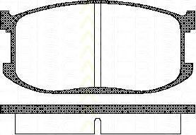 Фото Гальмівні колодки TRISCAN 8110 50060