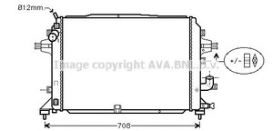 Фото Радіатор, охолодження двигуна AVA COOLING SYSTEMS OLA2489