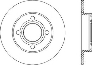 Фото Гальмівний диск OPEN PARTS BDR1022.10