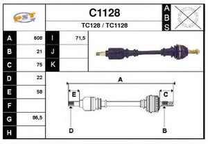 Фото Привідний вал SNRA C1128