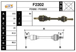 Фото Привідний вал SNRA F2202