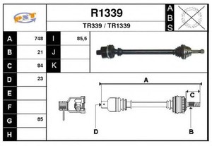 Фото Привідний вал SNRA R1339