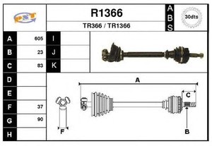 Фото Привідний вал SNRA R1366