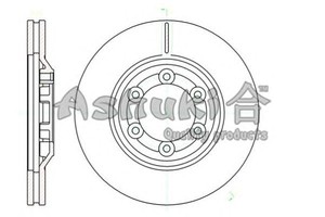 Фото Гальмівний диск ASHUKI IS606-01