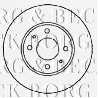 Фото Автозапчасть BORG & BECK BBD5005