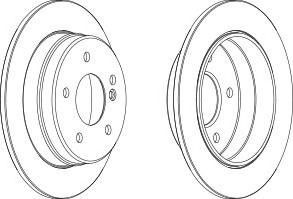 Фото Гальмівний диск WAGNER WGR0539-1