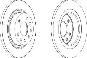 Фото Гальмівний диск WAGNER WGR1288-1