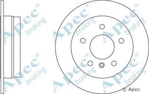 Фото Гальмівний диск APEC braking DSK2241