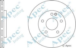 Фото Гальмівний диск APEC braking DSK2403