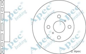 Фото Гальмівний диск APEC braking DSK 2646