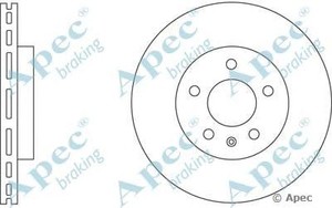 Фото Гальмівний диск APEC braking DSK 2660