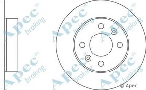 Фото Гальмівний диск APEC braking DSK282