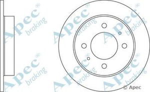 Фото Гальмівний диск APEC braking DSK346