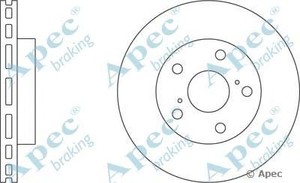 Фото Гальмівний диск APEC braking DSK674