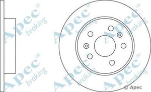 Фото Гальмівний диск APEC braking DSK707