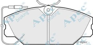 Фото Комлект гальмівних колодок, дисковий механізм APEC braking PAD492