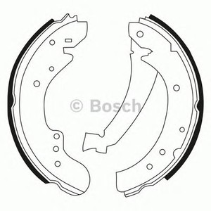 Фото Комплект гальмівних колодок Bosch 0 986 BB3 522