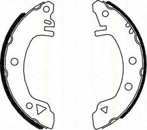 Фото Комплект гальмівних колодок TRISCAN 810016375