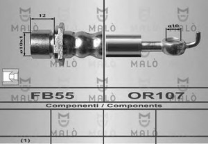 Фото Гальмівний шланг Malò 80618