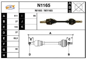 Фото Привідний вал SNRA N1165