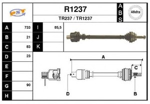 Фото Привідний вал SNRA R1237