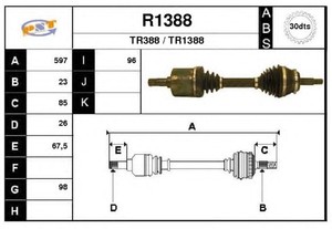 Фото Привідний вал SNRA R1388