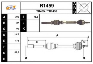 Фото Привідний вал SNRA R1459