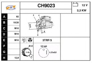 Фото Стартер SNRA CH9023