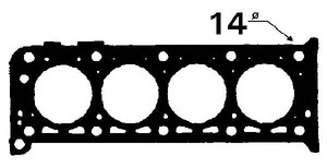 Фото Прокладка головки циліндрів BGA CH5348