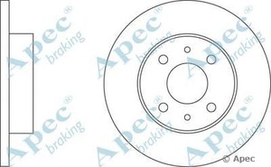 Фото Гальмівний диск APEC braking DSK100