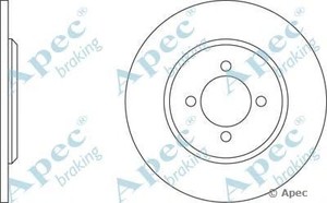 Фото Гальмівний диск APEC braking DSK107