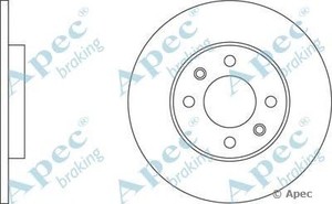 Фото Гальмівний диск APEC braking DSK747