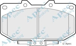 Фото Комлект гальмівних колодок, дисковий механізм APEC braking PAD698