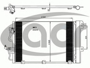 Фото Конденсатор, кондиціонер ACR 300618
