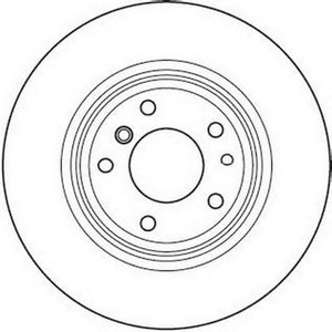 Фото Гальмівний диск JURID/BENDIX 562092BC