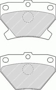 Фото Комлект гальмівних колодок, дисковий механізм Ferodo FSL1395