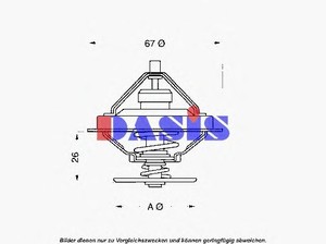 Фото Термостат, охолоджуюча рідина AKS DASIS 751927N