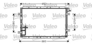 Фото Конденсатор, кондиціонер Valeo 818080