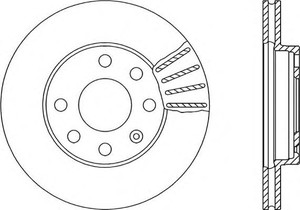 Фото Гальмівний диск OPEN PARTS BDR1404.20