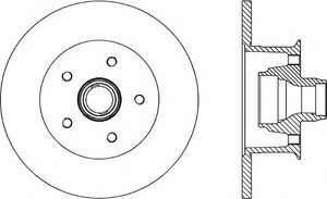 Фото Гальмівний диск OPEN PARTS BDR1576.10