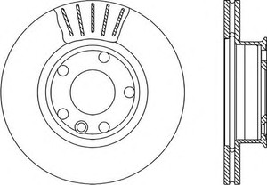 Фото Гальмівний диск OPEN PARTS BDR1589.20