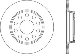 Фото Гальмівний диск OPEN PARTS BDR1923.10