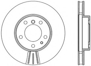 Фото Гальмівний диск OPEN PARTS BDR1926.20