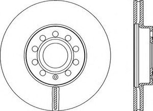 Фото Гальмівний диск OPEN PARTS BDR2151.20